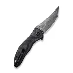 CIVIVI Synergy3 Flipper Knife G10 With Carbon Fiber Handle (3.24" Damascus Blade) C20075B-DS1 - Image 3