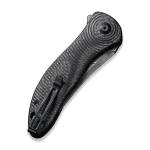 CIVIVI Synergy3 Flipper Knife G10 With Carbon Fiber Handle (3.24" Damascus Blade) C20075B-DS1 - Image 6