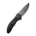 CIVIVI Synergy3 Flipper Knife G10 With Carbon Fiber Handle (3.24" Damascus Blade) C20075D-DS1 - Image 5