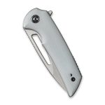 Civivi Odium Flipper Knife - Gray G10 Handle (2.65" Stonewashed D2) C 2010A - Image 3
