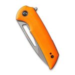 Civivi Odium Flipper Knife - Orange G10 Handle (2.65" Stonewashed D2) C 2010B - Image 6