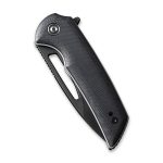 CIVIVI Odium Flipper Knife - Black G10 Handle (2.65" Black Stonewashed D2) C 2010E - Image 5