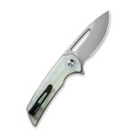 Civivi Odium Flipper Knife - Natural G10 Handle (2.65" Stonewashed D2) C 2010F - Image 6