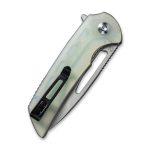 Civivi Odium Flipper Knife - Natural G10 Handle (2.65" Stonewashed D2) C 2010F - Image 7