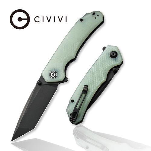 C2023E_Brazen_500x CIVIVI Brazen Flipper Knife Natural G10 Handle (3.46" Black Stonewashed D2) C 2023E - Image 1