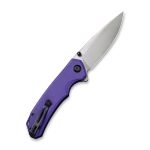 CIVIVI Brazen Flipper Knife Purple G10 Handle (3.46" Stonewashed 14C28N) C 2102A - Image 7