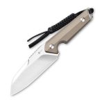 Civivi Kepler Fixed Blade Knife - Tan G10 Handle (4.48" Satin 9Cr18MoV) C 2109B - Image 4