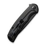 CIVIVI NOx Flipper Knife Contoured Black G10 With Black Steel Handle (2.97" Black Stonewashed Nitro-V) C 2110C - Image 4