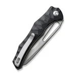 CIVIVI Spiny Dogfish Manual Thumb Knife Black G10 Handle (3.47" Stonewashed 14C28N Blade) C22006-1 - - Image 7