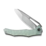 CIVIVI Spiny Dogfish Manual Thumb Knife Natural G10 Handle (3.47" Stonewashed 14C28N Blade) C22006-2 - - Image 5