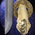 Shikoto Black Kogane Dynasty Forged Tachi Sword Damascus - UC2580 - Image 2