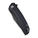 Baklash Flipper Knife Double Black G10 handle (3.5'' Black Stonewashed 9Cr18MoV) C 801H - Image 5