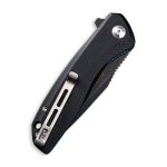 Baklash Flipper Knife Double Black G10 handle (3.5'' Black Stonewashed 9Cr18MoV) C 801H - Image 6