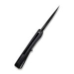 Baklash Flipper Knife Black G10 with Carbon Fiber Overlay Handle (3.5'' Black Stonewashed 9Cr18MoV) C 801I - Image 2