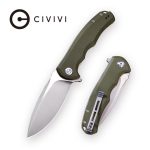 Civivi Praxis Flipper Knife - OD Green G10 Handle (3.75'' Satin 9Cr18MoV) C 803A