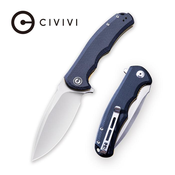 C803C_e5dccc20-0698-4cea-bda9-264647633948_700x CIVIVI Praxis Flipper Knife - Black G10 Handle (3.75'' Satin 9Cr18MoV) C 803C - Image 1