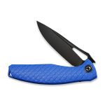CIVIVI Wyvern Liner Lock Knife Blue Fiber-glass Reinforced Nylon Handle (3.45'' Black Stonewashed D2 Steel) - C902H - Image 4