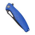 CIVIVI Wyvern Liner Lock Knife Blue Fiber-glass Reinforced Nylon Handle (3.45'' Black Stonewashed D2 Steel) - C902H - Image 5
