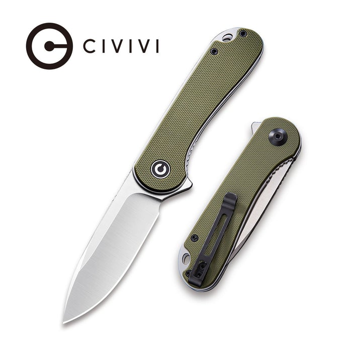 C907E-_1_b0a11ca7-083c-4f6b-a1ea-95a8399d0e75_700x CIVIVI Elementum Flipper Knife - OD Green G10 Handle (2.96'' Satin D2) C 907E - Image 1