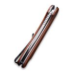 Civivi Elementum Flipper Knife - Brown Micarta Handle (2.96'' Satin D2) C907M - Image 7