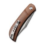 CIVIVI Appalachian Drifter Slip Joint Knife - Brown Micarta Handle (2.96" Gray Stonewashed S35VN) C 2015A - Image 2