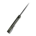 CIVIVI Ortis Flipper Knife - OD Green Fiber-glass Reinforced Nylon Handle (3.25" Black Stonewashed 9Cr18MoV) C 2013C - Image 4