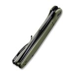 CIVIVI Ortis Flipper Knife - OD Green Fiber-glass Reinforced Nylon Handle (3.25" Black Stonewashed 9Cr18MoV) C 2013C - Image 8