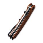 CIVIVI Pintail Flipper Knife - Brown Micarta Handle (2.98" Satin Finished CPM S35VN) C 2020A - Image 8