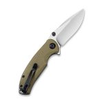 CIVIVI Pintail Flipper Knife - Olive Micarta Handle (2.98" Satin Finished CPM S35VN) C2020B - Image 3