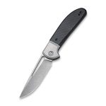 Civivi Trailblazer Black G10 Onlay On Grey Stainless Steel Handle (2.97" Grey Stonewashed 14C28N) C2018C - UK FRIENDLY CARRY KNIFE - Image 4