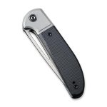 Civivi Trailblazer Black G10 Onlay On Grey Stainless Steel Handle (2.97" Grey Stonewashed 14C28N) C2018C - UK FRIENDLY CARRY KNIFE - Image 7