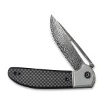 CIVIVI - Trailblazer Twill Carbon Fiber Overlay On Black G10 On Gray Stainless Steel Handle (2.97" Gray Stonewashed 14C28N) C2018DS-1 - UK FRIENDLY CARRY KNIFE - - Image 4