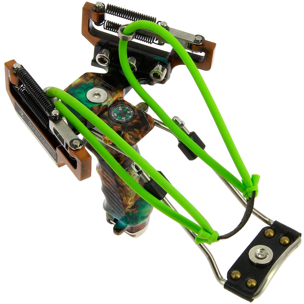 DNA-4780-SLINGSHOT DELUXE COMPOUND TOXIC GREEN SLINGSHOT - Image 1