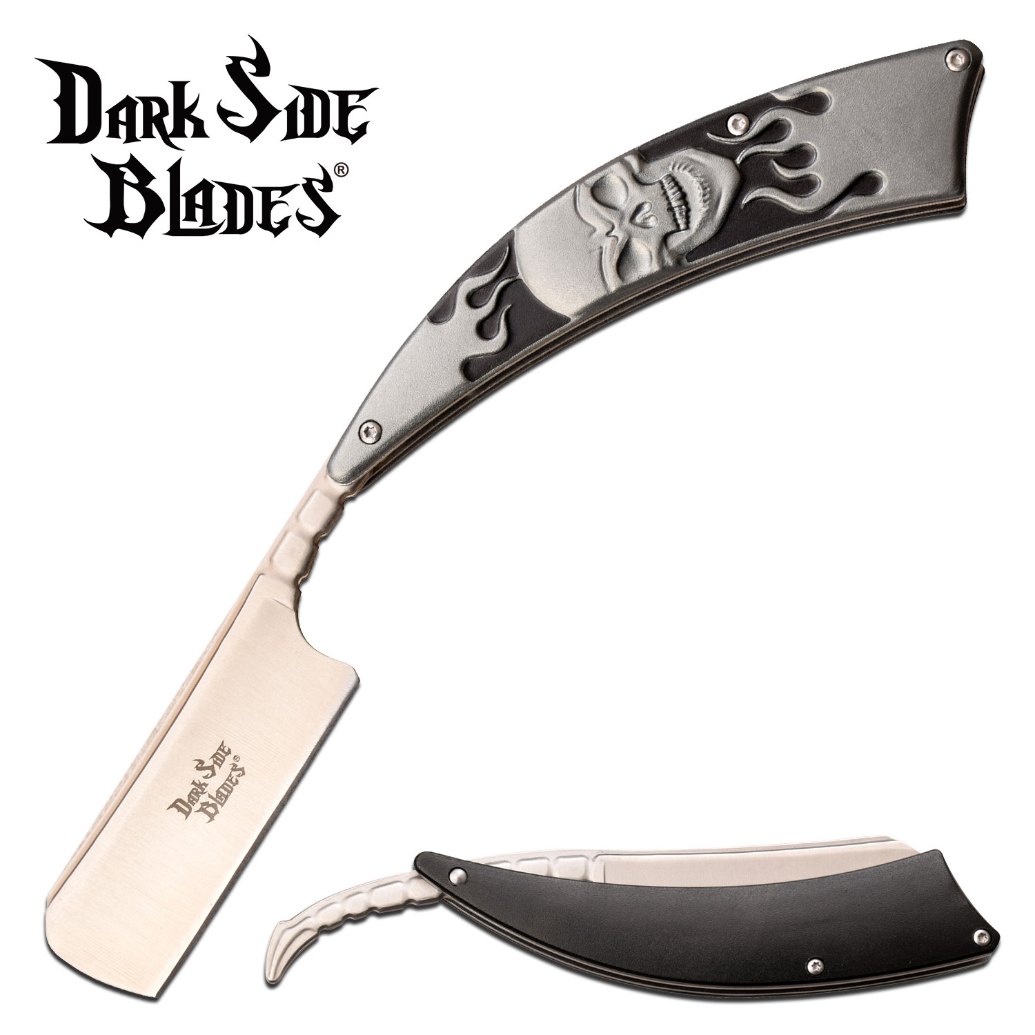 DS-082GY DARK SIDE BLADES SKULL RAZOR - DS-082GY - Image 1