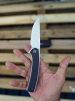 Civivi Asticus Flipper Knife - Black G10 Handle (3.80'' Satin D2) C2002D - Image 8
