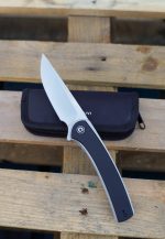 Civivi Asticus Flipper Knife - Black G10 Handle (3.80'' Satin D2) C2002D - Image 11