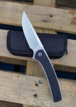 Civivi Asticus Flipper Knife - Black G10 Handle (3.80'' Satin D2) C2002D - Image 15