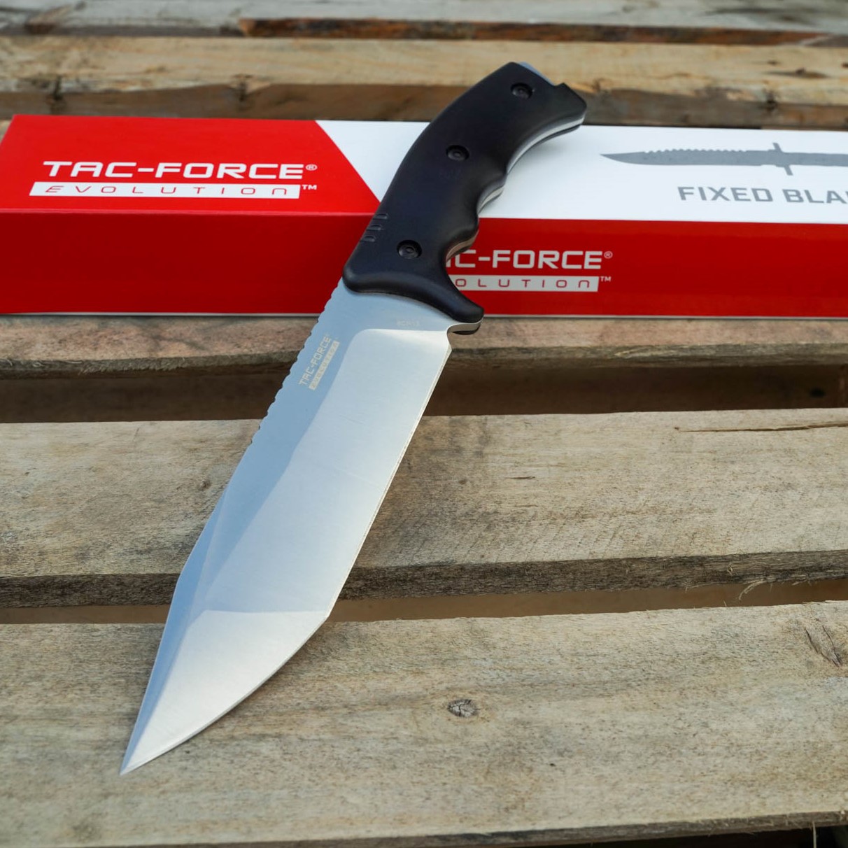 TAC FORCE EVOLUTION FIXED BLADE KNIFE - TFE-FIX004T-BK