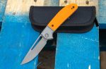 Civivi Trailblazer Orange G10 Onlay On Gray Stainless Steel Handle (2.97" Gray Stonewashed 14C28N) C2018A - UK FRIENDLY CARRY KNIFE - Image 5