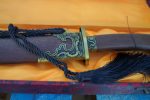 Qing Dynasty Hand Forged Oriental Sword / Dao Damascus Blade - SW258 - Image 4