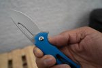 Civivi Odium Flipper Knife - Blue G10 Handle (2.65" Stonewashed D2) C 2010C - Image 4