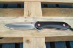 Civivi Fixed Blade Elementum - Black / Red G10 Contoured Handle (3.98" Satin Finished 10Cr15CoMoV) C 2104A - Image 2