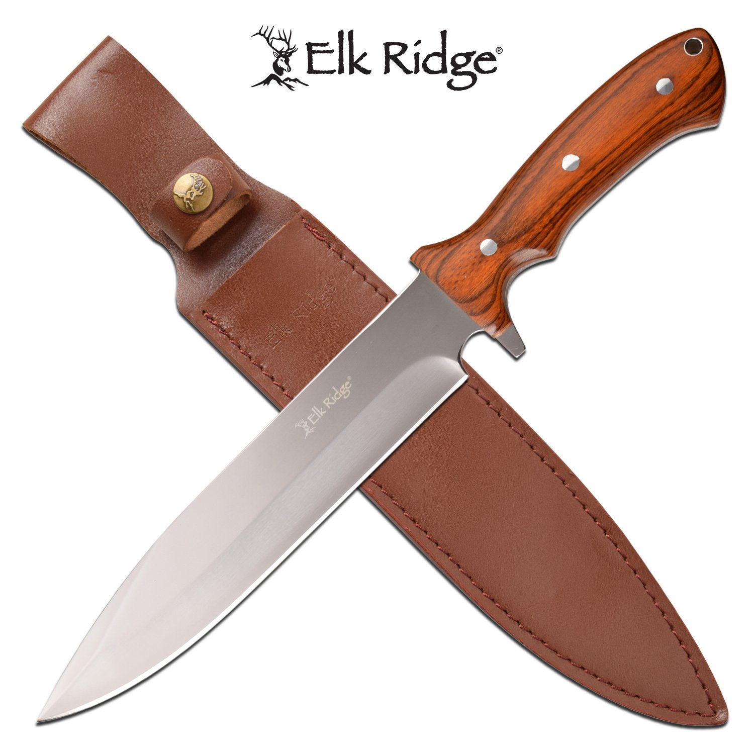 Elk Ridge - Fixed Blade Large Bowie Knife - ER-200-25BR