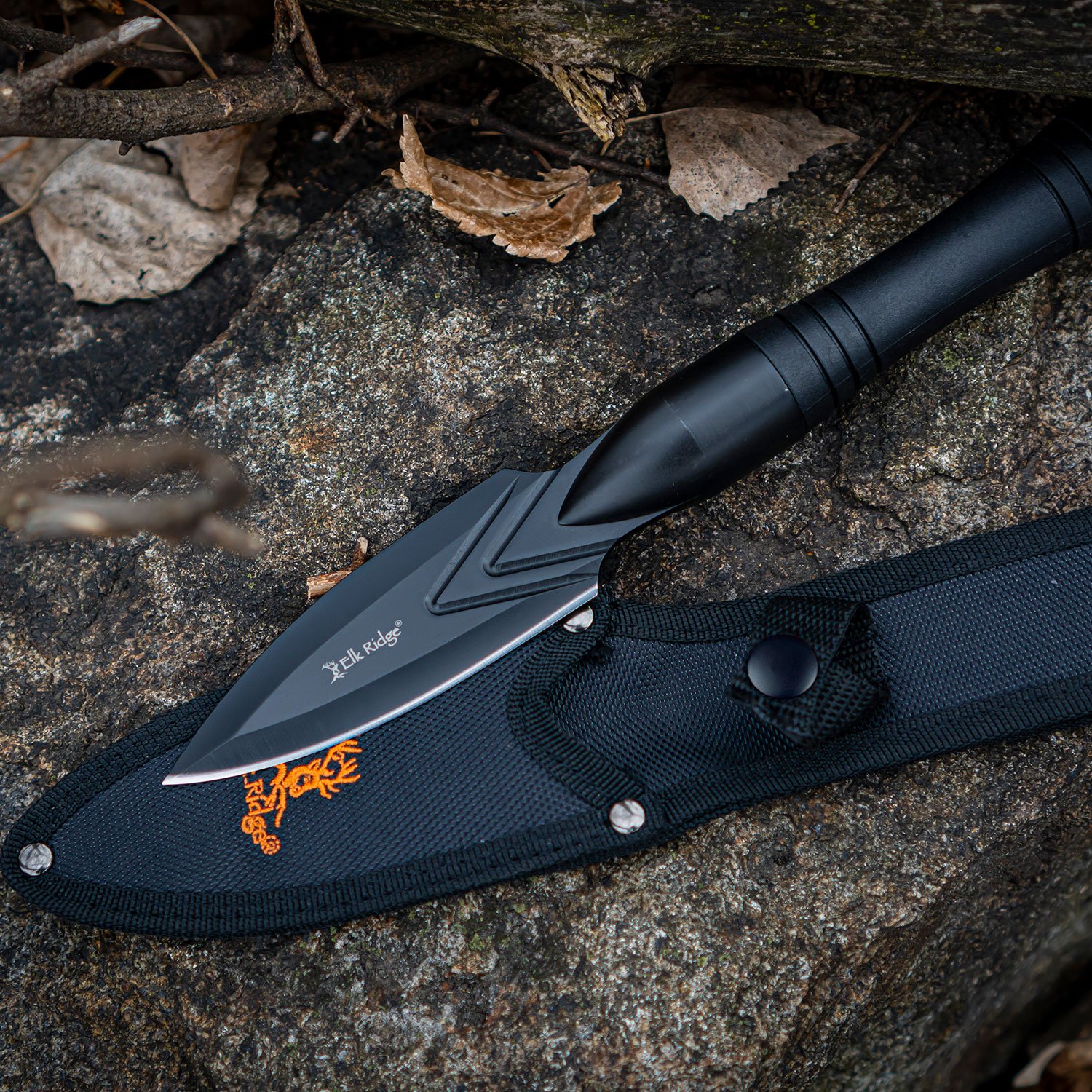 Elk Ridge Spire - Multi Purpose Survival Spear / Tool - ER-SP002BK