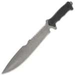 M48 MACHETE GEN II AND SHEATH - STAINLESS STEEL BLADE, TITANIUM ELECTROPLATED FINISH, TPU HANDLE - LENGTH 17 3/4” - UC3488 - Image 5