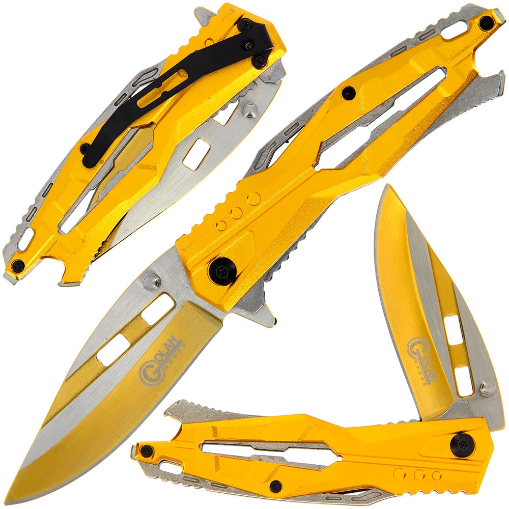 Golan Steel and Gold - Bottle Opener - GOL-771-GD