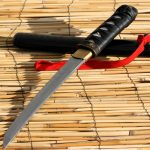 Hand Forged Leather Samurai Tanto - DB-T02 - Image 7
