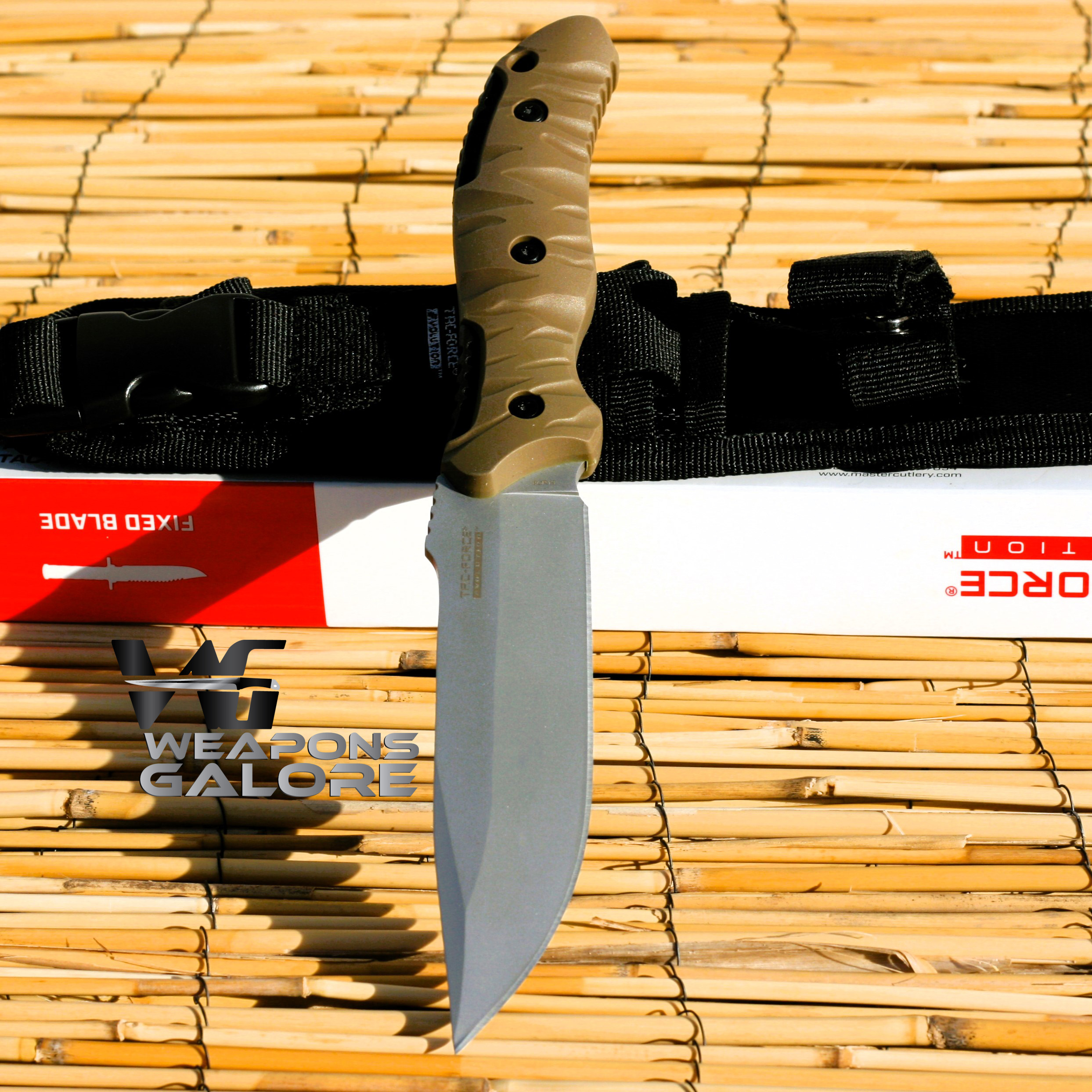 IMG_1196 copy Tac-Force Evolution Tactical TANTO Fixed Blade Knife - TFE-FIX015T-TN - Image 1