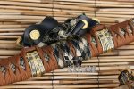 Ten Ryu Hand Forged / Hand Made Golden Flower Samurai Sword - TR-032GD - Image 7