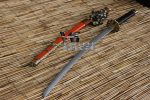 Ten Ryu Hand Forged / Hand Made Golden Flower Samurai Sword - TR-032GD - Image 12